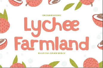 Lychee Farmland font