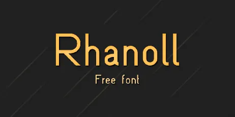 Rhanoll font