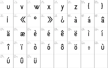 Rhanoll font