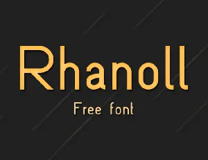 Rhanoll font