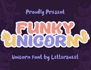 Funky Unicorn font