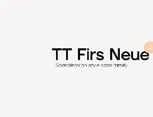 TT Firs Neue Family font