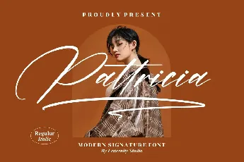 Pattricia â€“ Modern Signature font