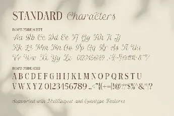 Roman Pride font