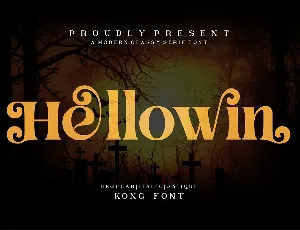 Hellowin Modern Serif font