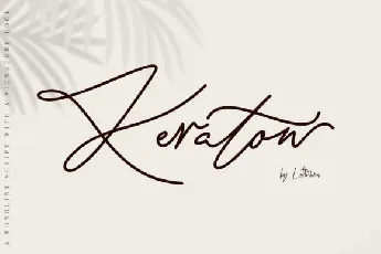 Keraton Handwritten font