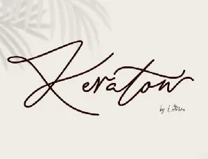 Keraton Handwritten font