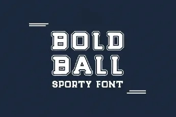 Bold Ball font