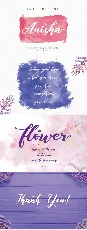 ANISHA Script Free font