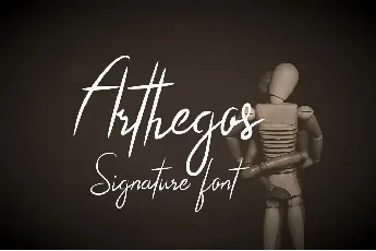 Arthegos font