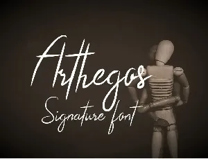 Arthegos font