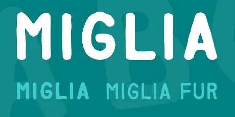 miglia font