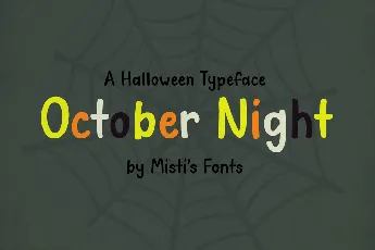 October Night font