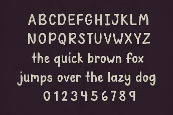 October Night font