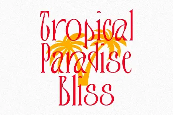 Teenage Tropics font