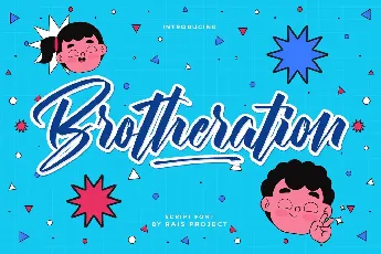 Brotheration font