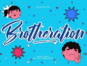 Brotheration font