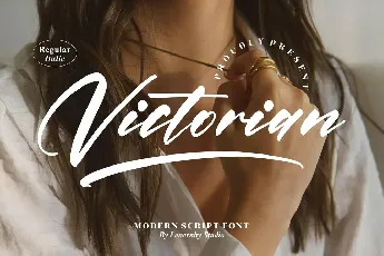 Victorian â€“ Modern Script font