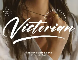 Victorian â€“ Modern Script font