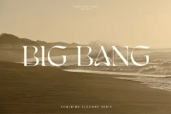 Big Bang font