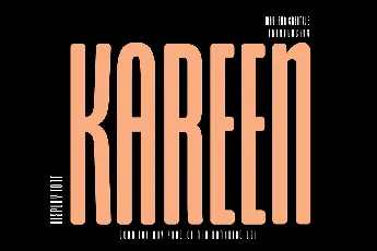 Kareen Sans Serif Display font