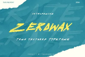 Zerowax font