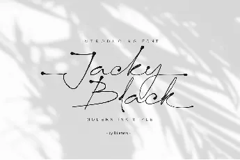 Jacky Black font