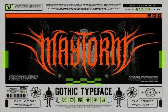 Maytorm font