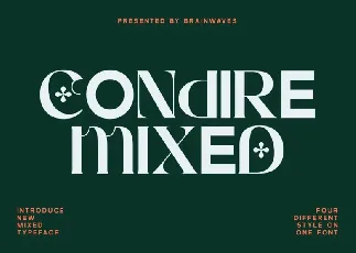 Condire Mixed font