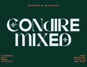 Condire Mixed font