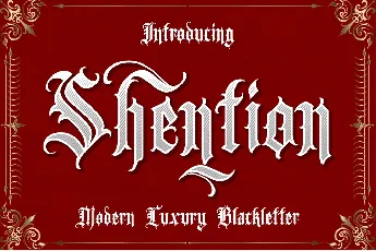 Shention font