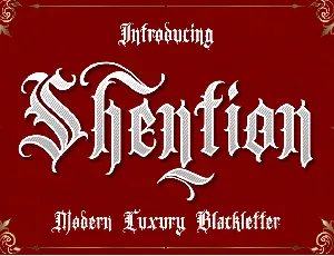 Shention font