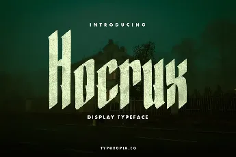 Hocrux font