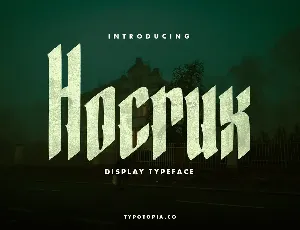 Hocrux font