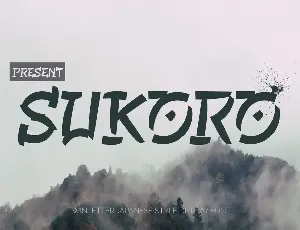 SUKORO font