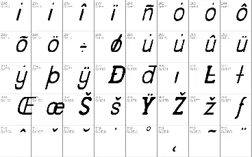 Landster font