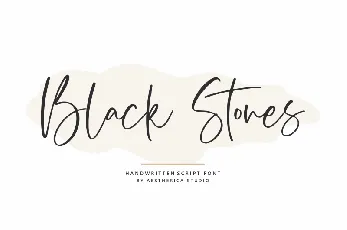 Black Stones font