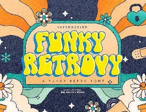 Funky Retrovy font