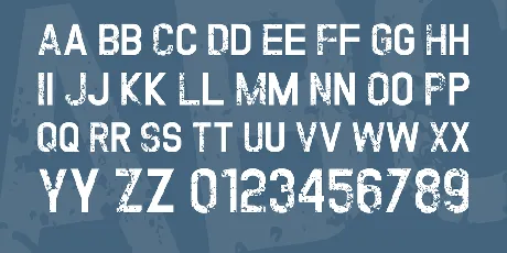 TWOFOLD uncomplete DeSigN font