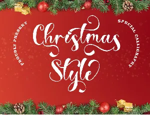 Christmas Style font