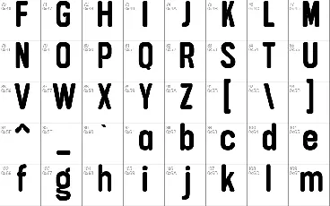 Bargo font