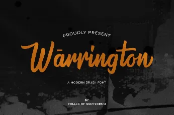 warrington font