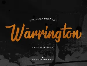 warrington font