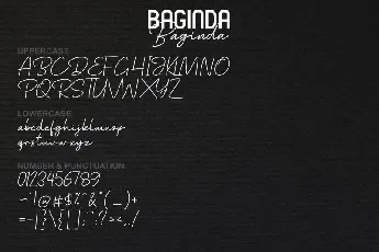 Baginda Duo font