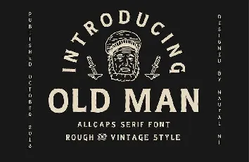 Old Man Typeface Free font