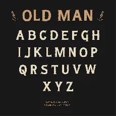 Old Man Typeface Free font