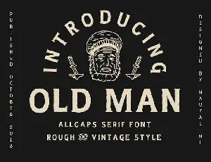 Old Man Typeface Free font