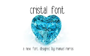 Cristal font