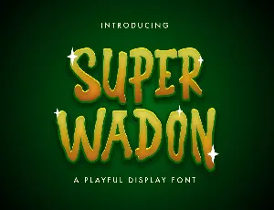 Super Wadon font