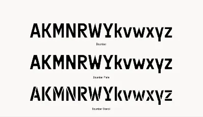 Doumbar font